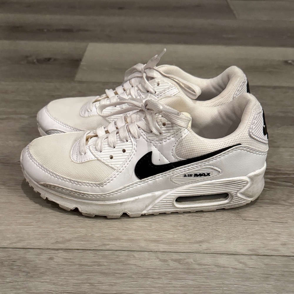 Nike Air Max Cream and Black Sneakers